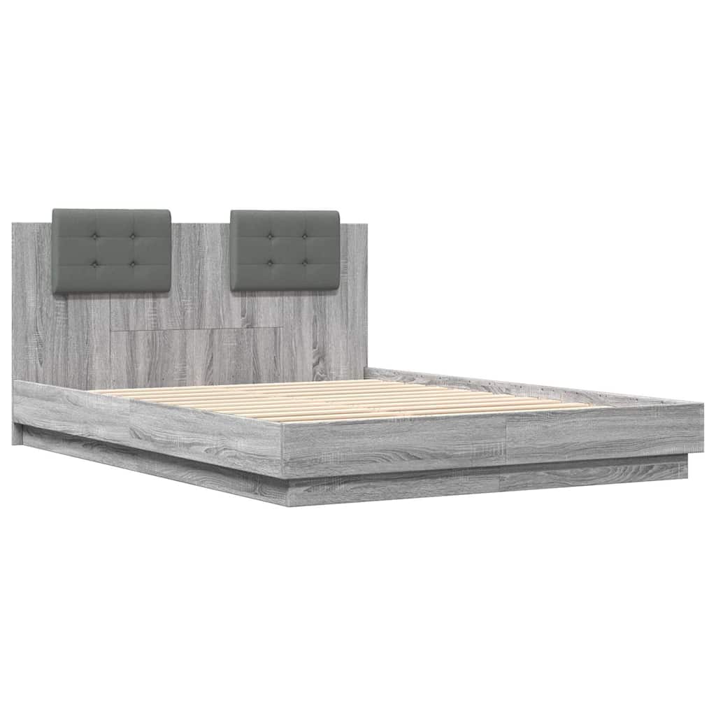 Giroletto Testiera Grigio Sonoma 150x200 cm Legno Multistrato | homemem39