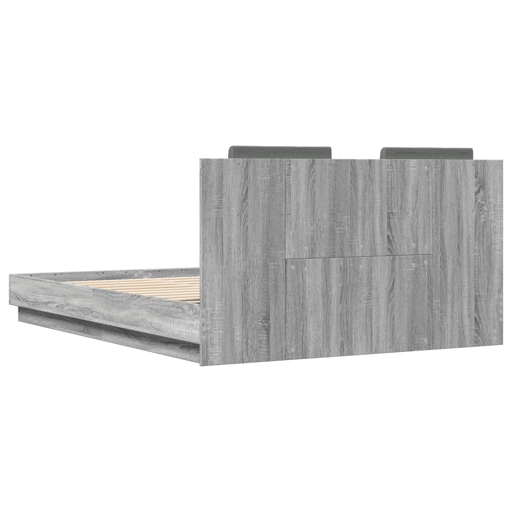 Giroletto Testiera Grigio Sonoma 150x200 cm Legno Multistrato | homemem39