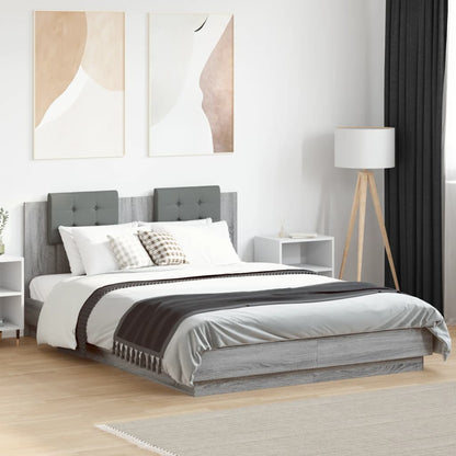 Giroletto Testiera Grigio Sonoma 150x200 cm Legno Multistrato | homemem39