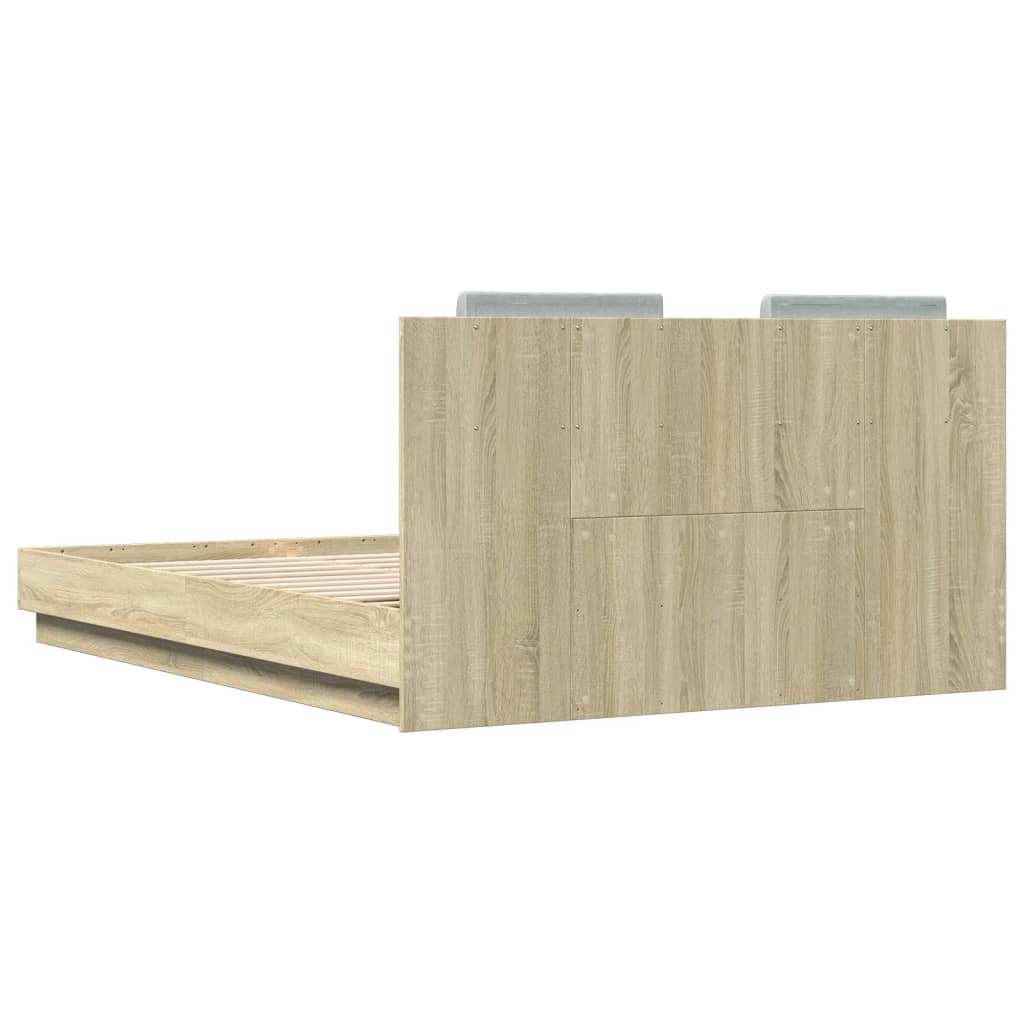 Giroletto Testiera Rovere Sonoma 140x200 cm Legno Multistrato | homemem39