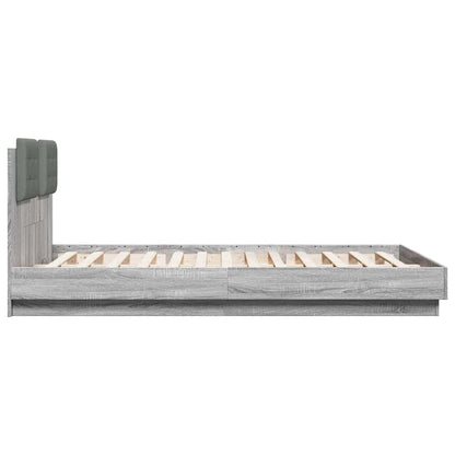 Giroletto Testiera Grigio Sonoma 140x200 cm Legno Multistrato | homemem39