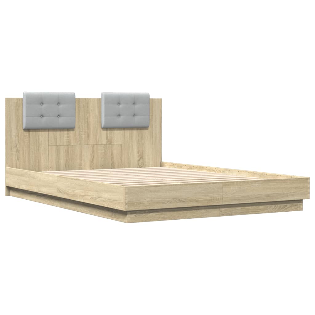 Giroletto Testiera Rovere Sonoma 120x200 cm Legno Multistrato - homemem39