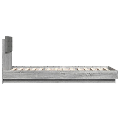 Giroletto Testiera Grigio Sonoma 100x200 cm Legno Multistrato | homemem39