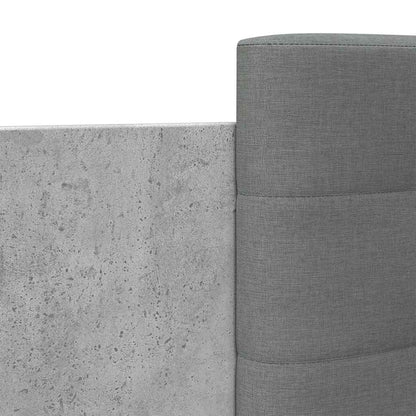 Giroletto Testiera Grigio Cemento 90x200 cm Legno Multistrato | homemem39