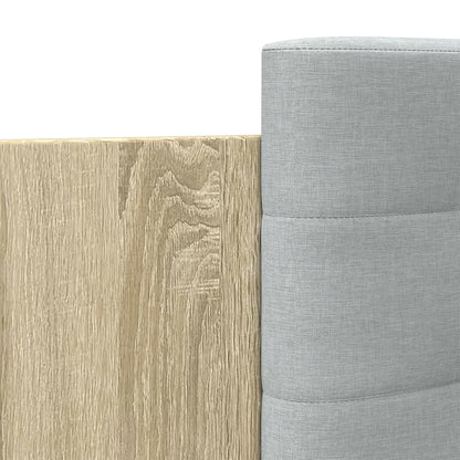 Giroletto Testiera Rovere Sonoma 135x190 cm Legno Multistrato - homemem39