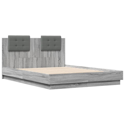 Giroletto Testiera Grigio Sonoma 120x190 cm Legno Multistrato | homemem39
