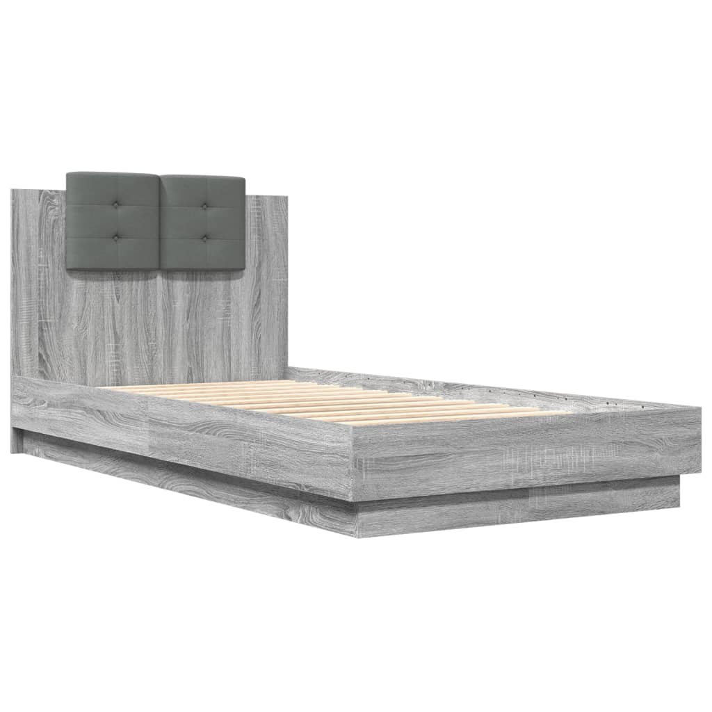 Giroletto senza Materasso Rovere Sonoma 90x190 cm | homemem39