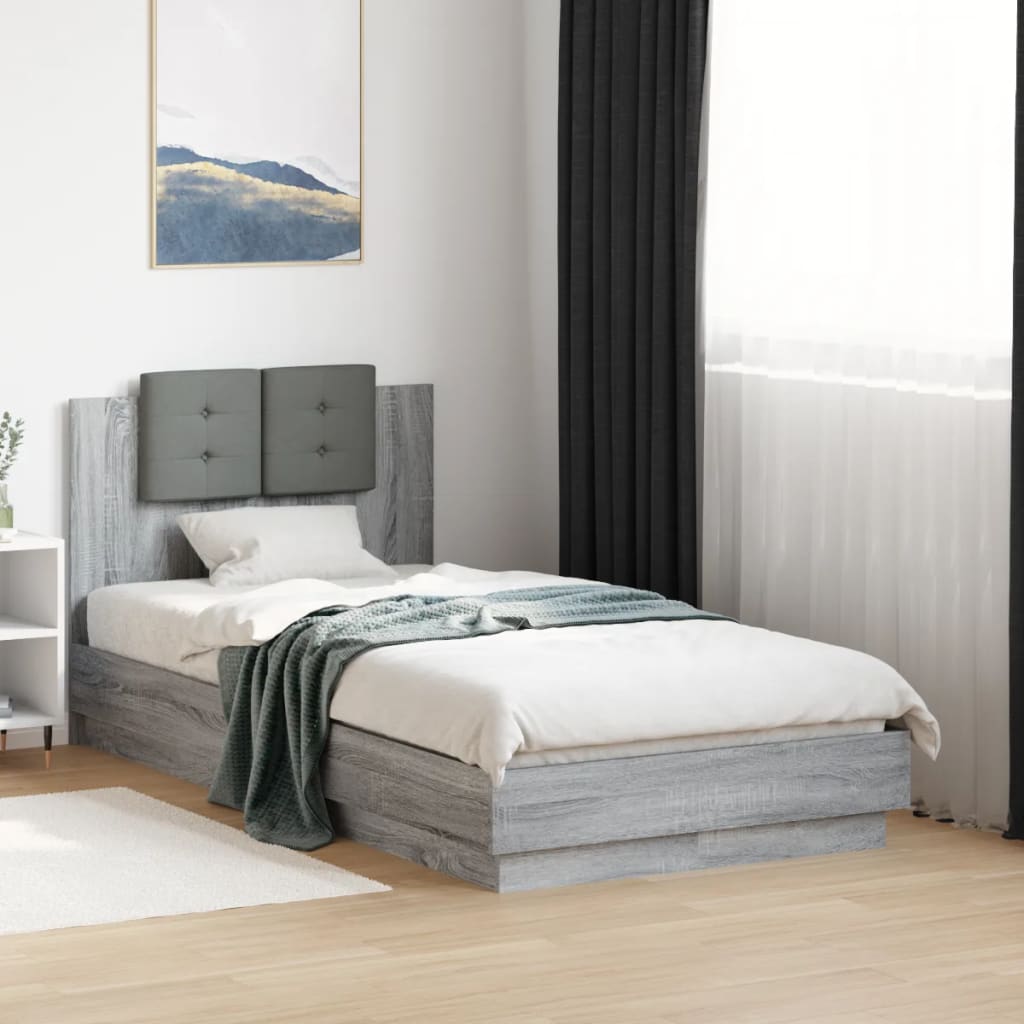 Giroletto senza Materasso Rovere Sonoma 90x190 cm | homemem39