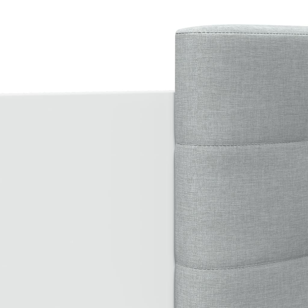 Giroletto con Testiera e LED Bianco 160x200 cm | homemem39