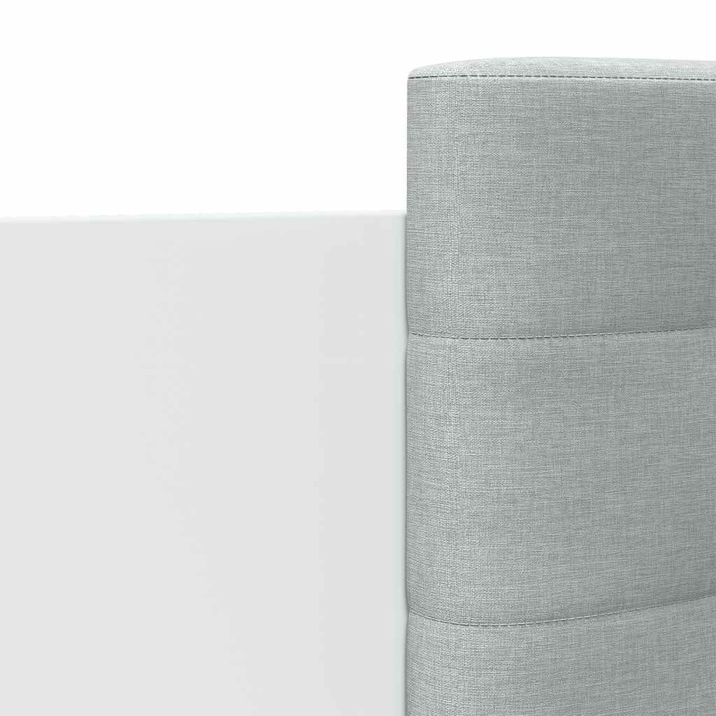 Giroletto con Testiera e LED Bianco 150x200 cm