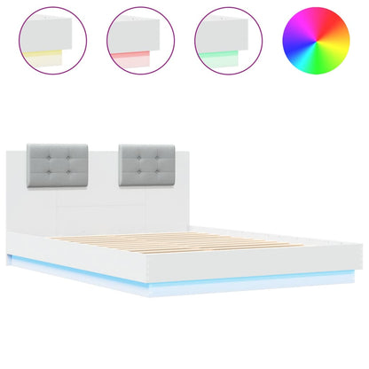 Giroletto con LED senza Materasso Bianco 120x200 cm | homemem39