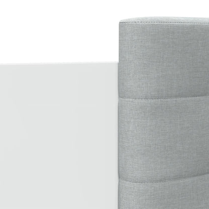 Giroletto con Testiera e LED Bianco 90x200 cm | homemem39