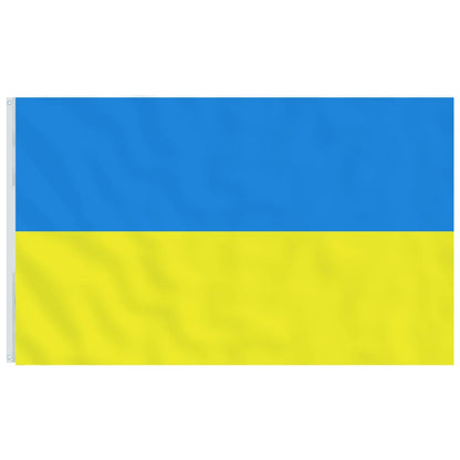 Asta e Bandiera Ucraina 6,23 m Alluminio | homemem39