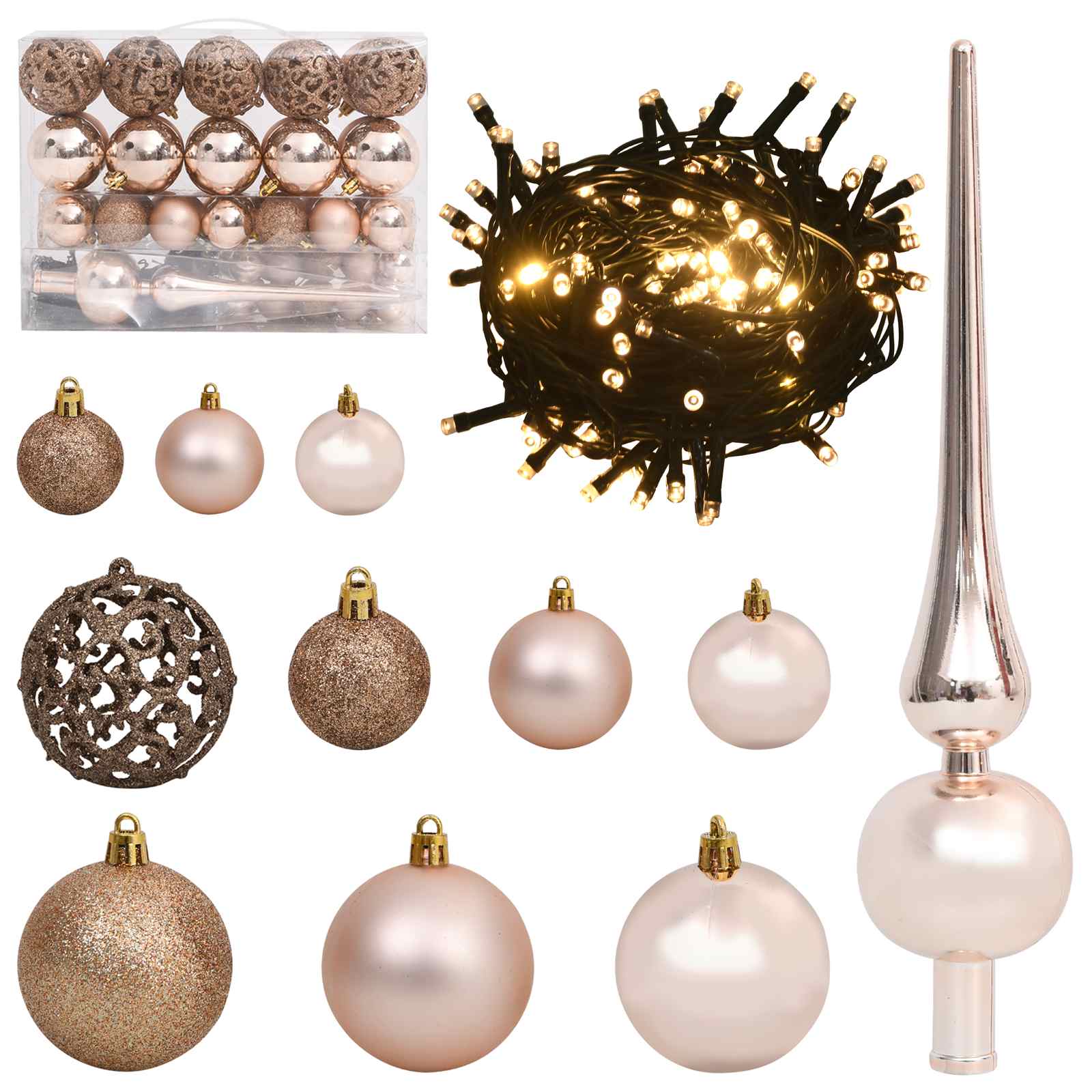 Albero di Natale artificiale Bianco 68 x 68 x 120 cm | homemem39