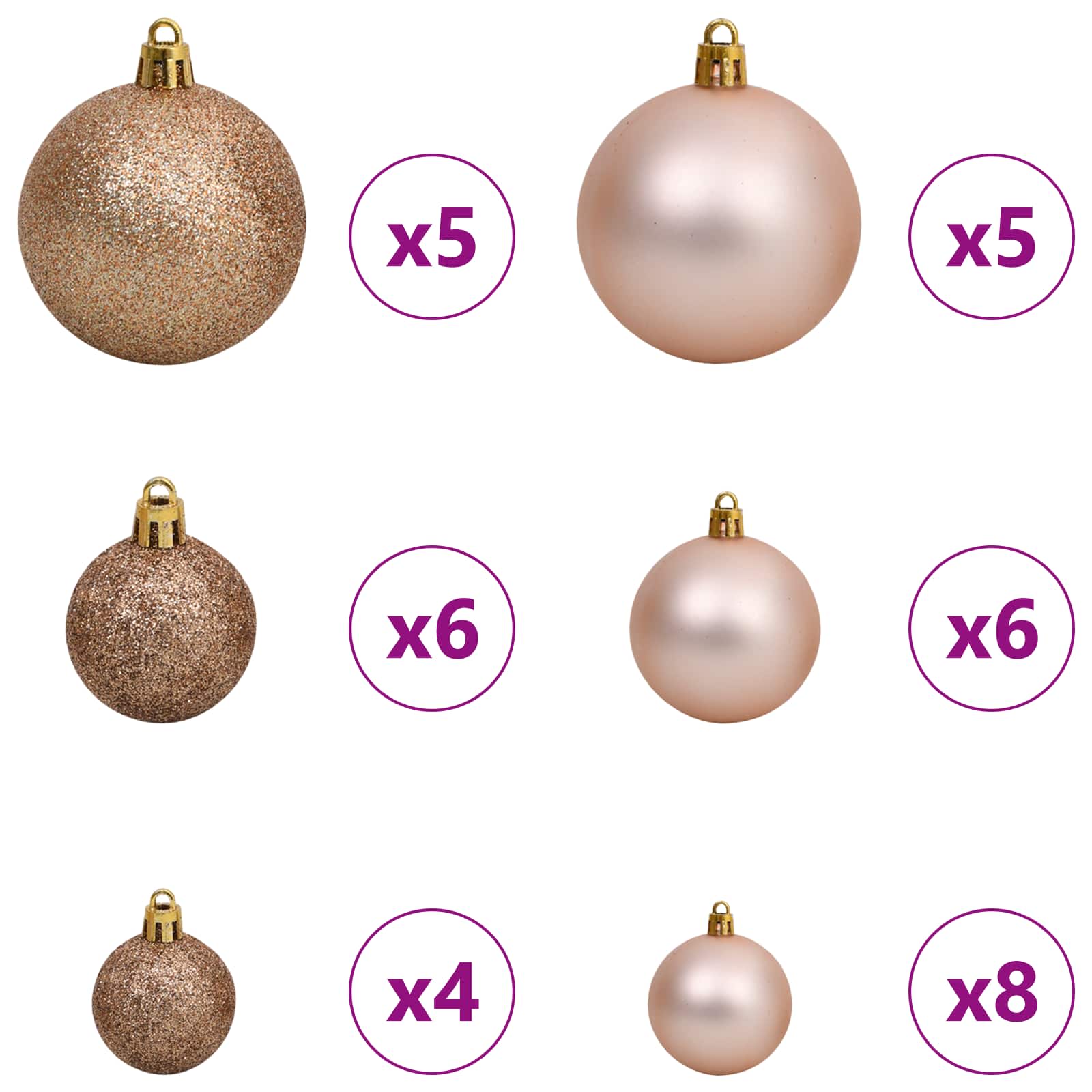 Albero di Natale artificiale Bianco 68 x 68 x 120 cm | homemem39