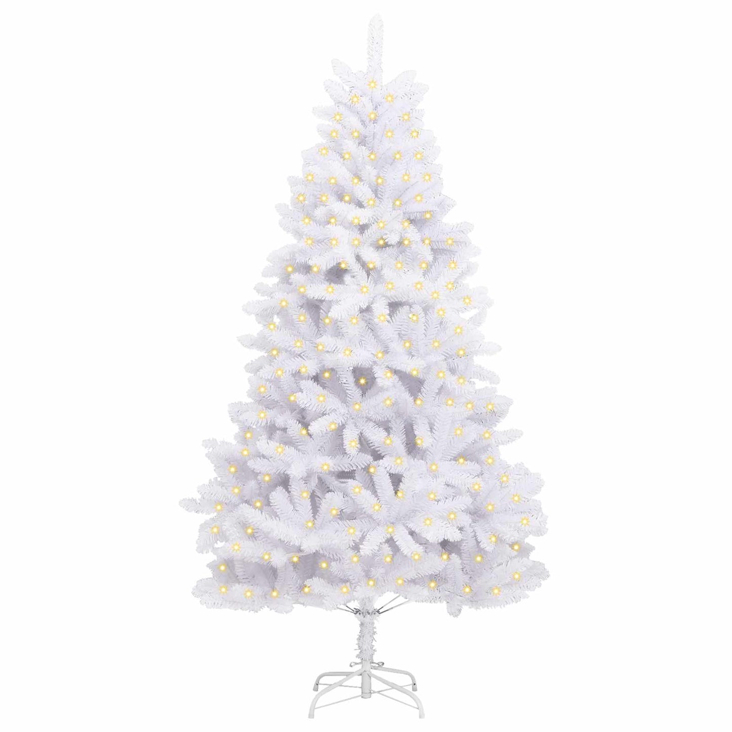Albero di Natale artificiale Bianco 180 cm PVC e Metallo | homemem39