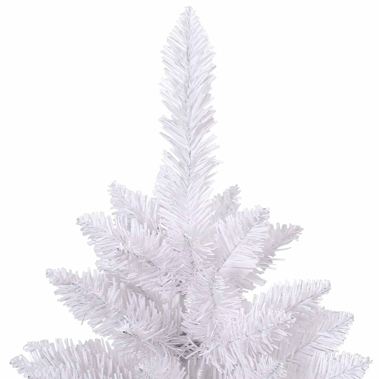 Albero di Natale artificiale Bianco 210 cm PVC e Metallo | homemem39