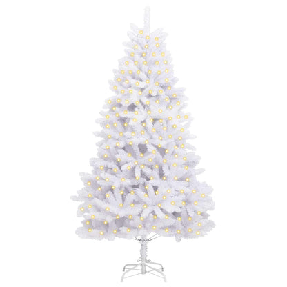 Albero di Natale artificiale Bianco 210 cm PVC e Metallo | homemem39
