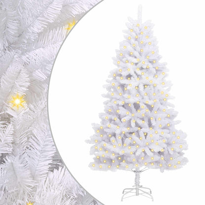 Albero di Natale artificiale Bianco 240 cm PVC e Metallo