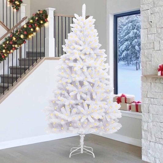 Albero di Natale artificiale Bianco 270 cm PVC e Metallo | homemem39