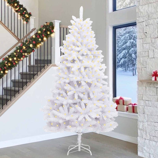 Albero di Natale artificiale Bianco 300 cm PVC e Metallo | homemem39