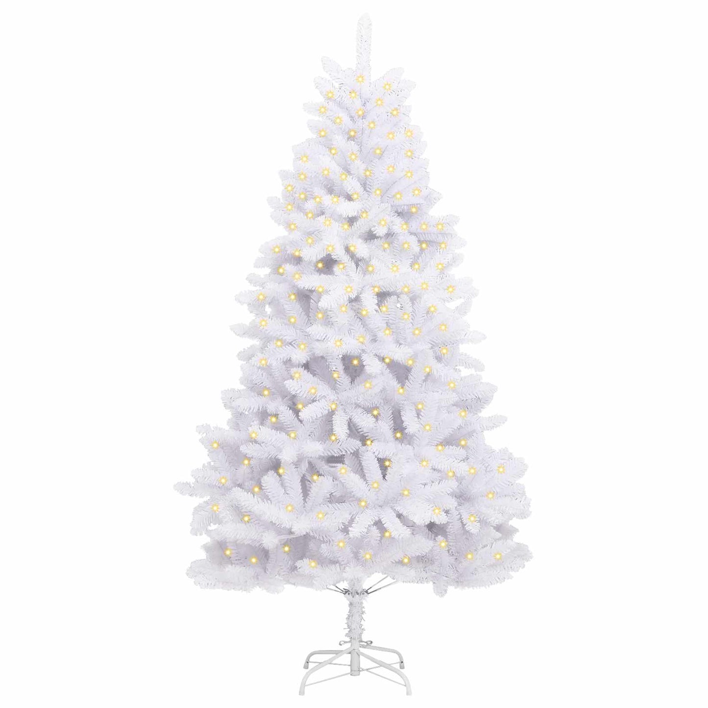 Albero di Natale artificiale Bianco 300 cm PVC e Metallo