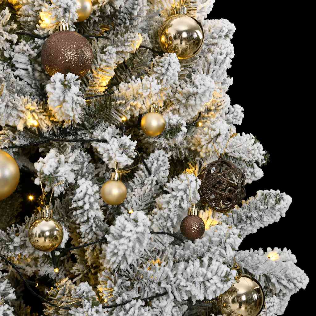 Albero Natale Artificiale Incernierato 300 LED e Palline 270 cm | homemem39