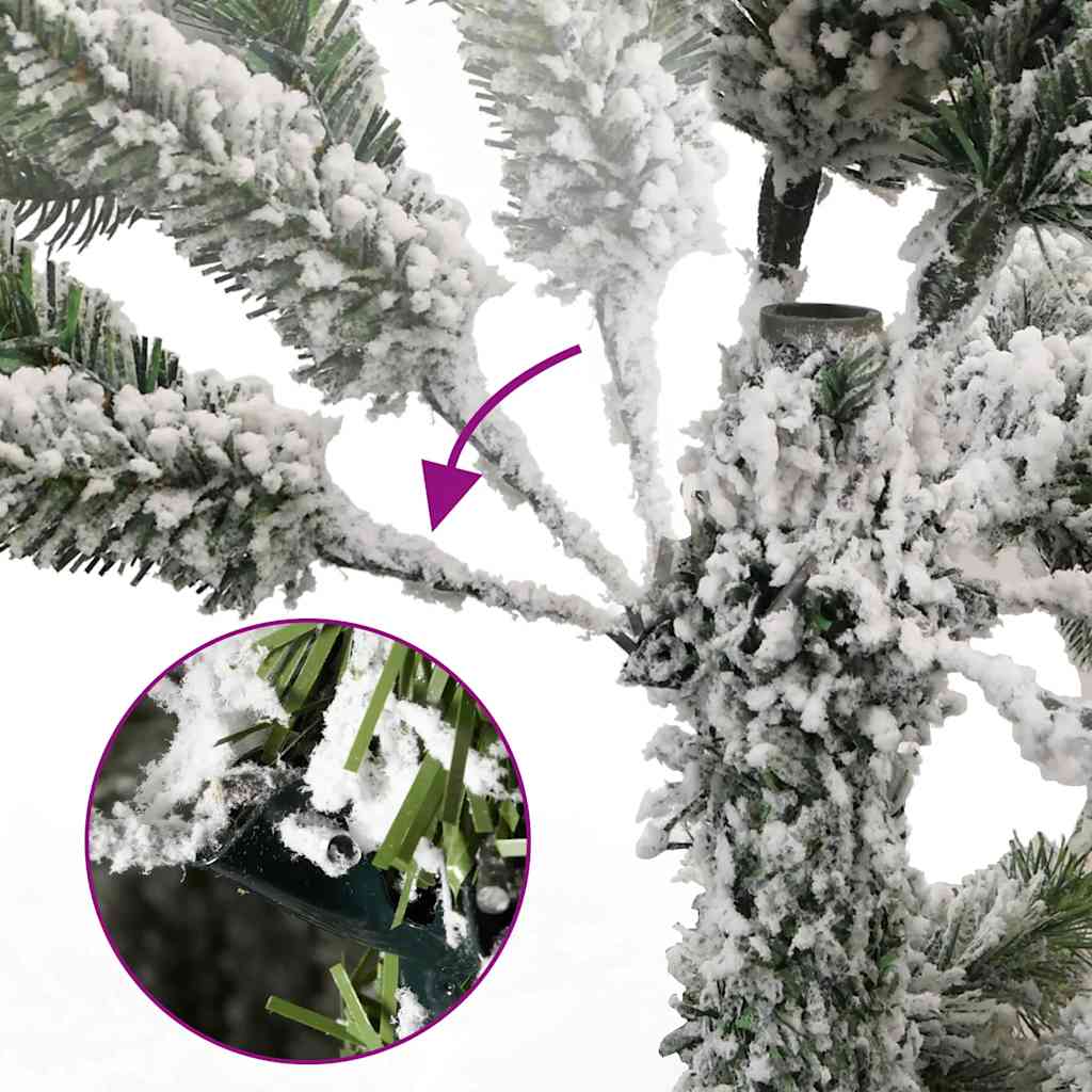 Albero Natale Artificiale Incernierato 300 LED e Palline 270 cm | homemem39