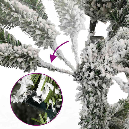 Albero Natale Artificiale Incernierato 300 LED e Palline 270 cm | homemem39