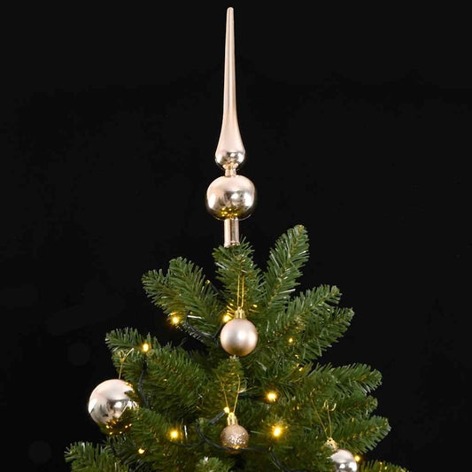 Albero Natale Incernierato con 300 LED e Palline 300 cm
