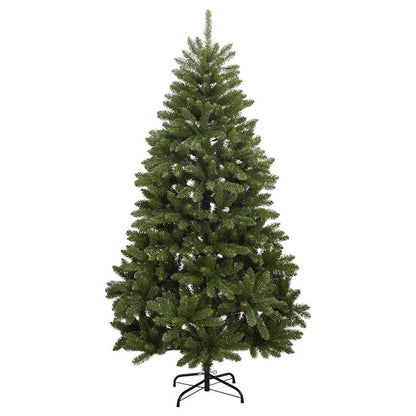 Albero Natale Incernierato con 300 LED e Palline 210 cm