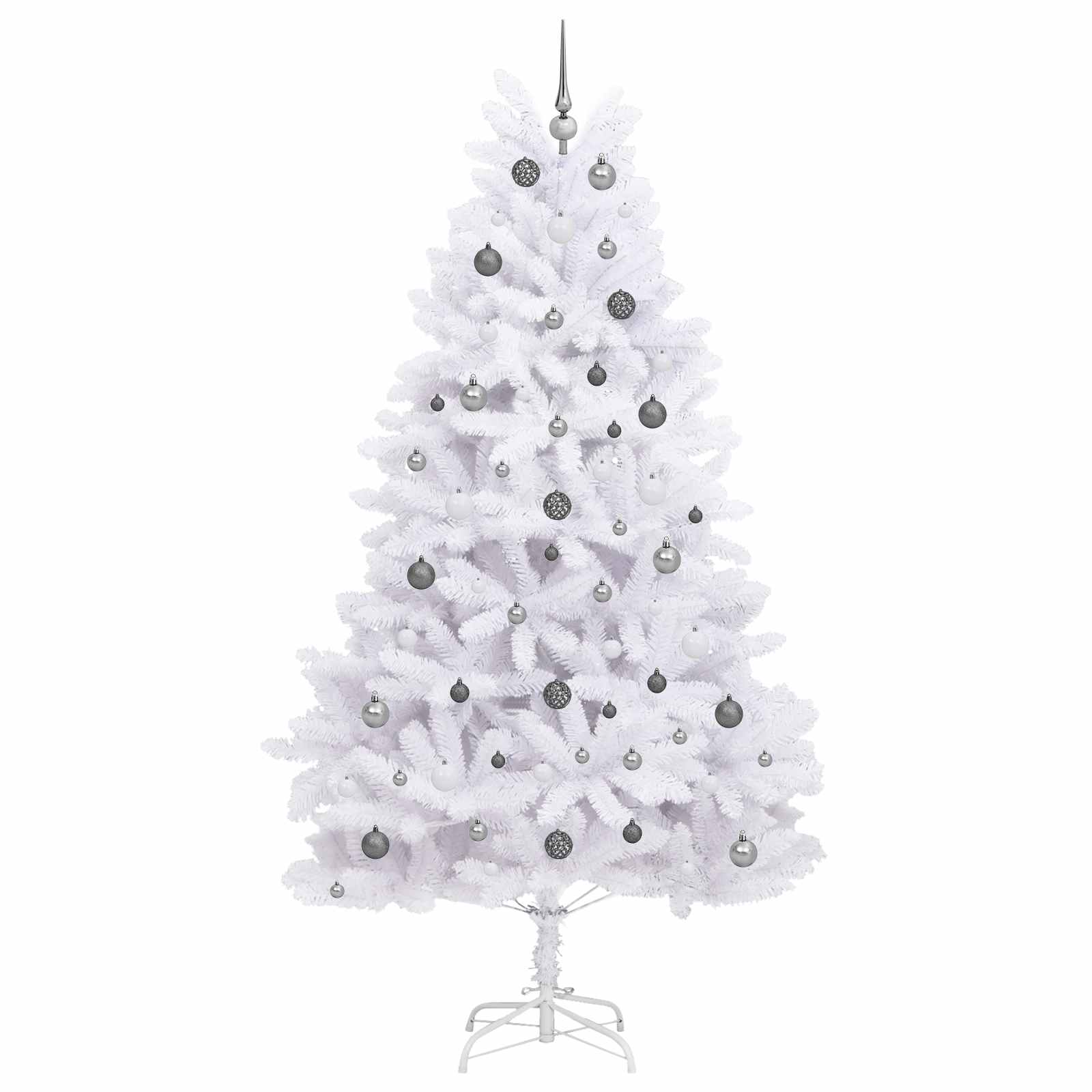 Albero di Natale artificiale Bianco 120 x 120 x 240 cm | homemem39