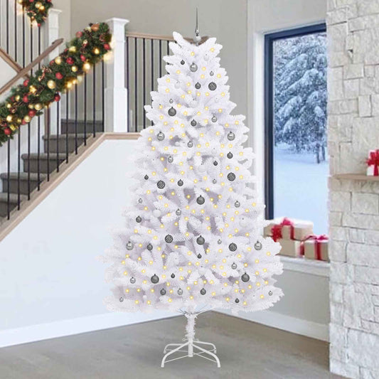 Albero di Natale artificiale Bianco 128 x 128 x 270 cm | homemem39