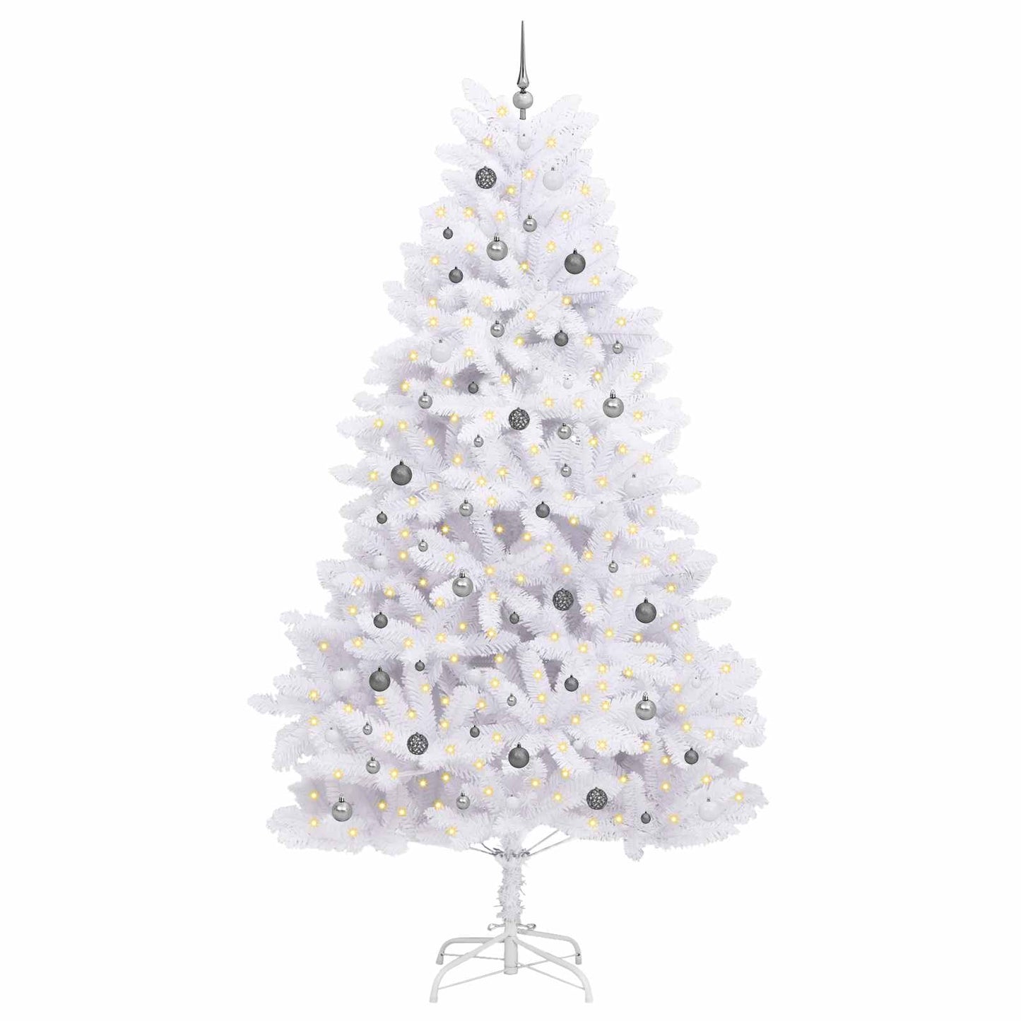 Albero di Natale artificiale Bianco 138 x 138 x 300 cm | homemem39