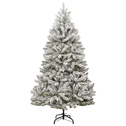 Albero Natale Incernierato con 300 LED e Palline 210 cm