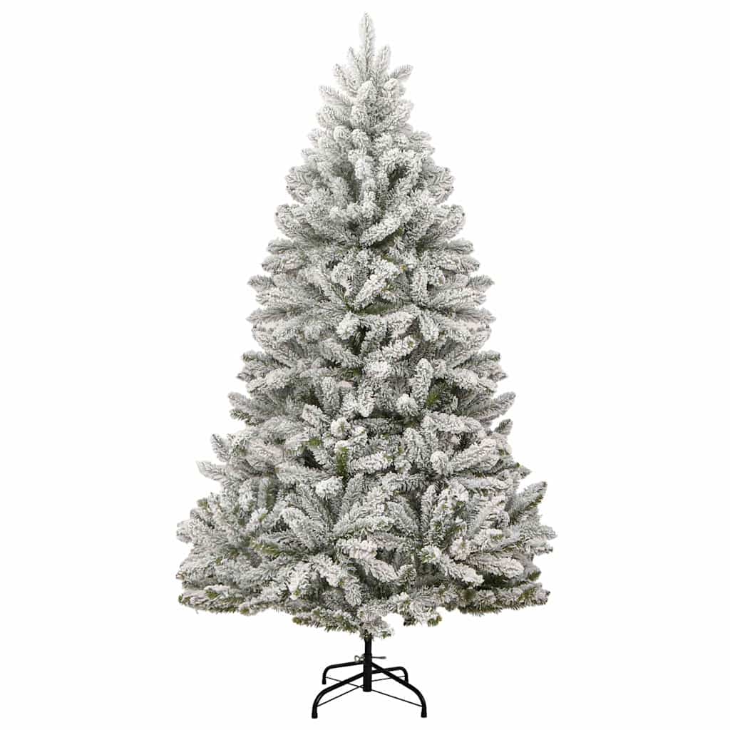 Albero Natale Incernierato con 300 LED e Palline 240 cm