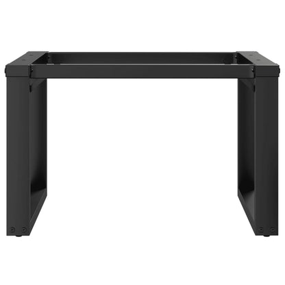 Telaio Gambe a O per Tavolino da Salotto 50x40x38 cm in Acciaio