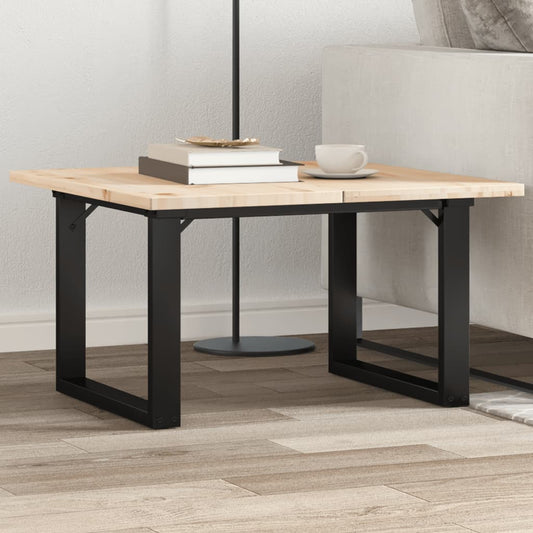 Telaio Gambe a O per Tavolino da Salotto 50x40x38 cm in Acciaio