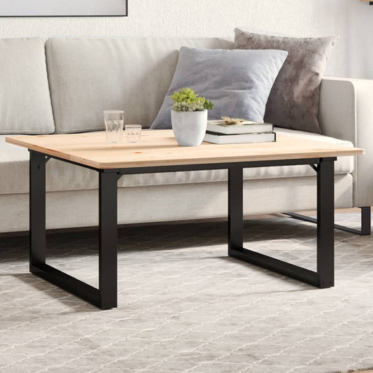 Telaio Gambe a O per Tavolino da Salotto 70x60x43 cm in Acciaio