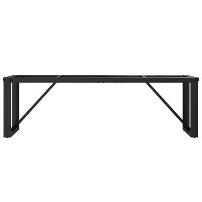 Telaio Gambe a O per Tavolino da Salotto 140x30x43cm in Acciaio