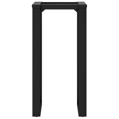 Telaio Gambe a O per Tavolo da Pranzo 40x40x73 cm in Acciaio