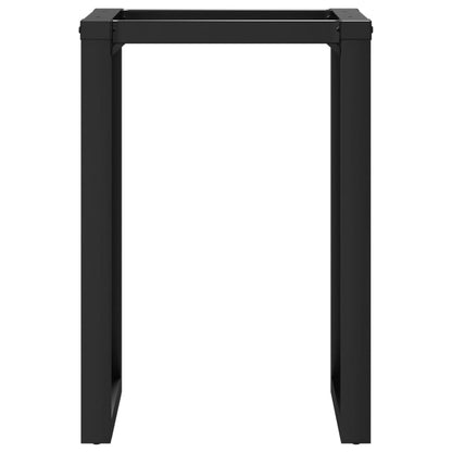 Telaio Gambe a O per Tavolo da Pranzo 50x40x73 cm in Acciaio