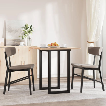 Telaio Gambe a O per Tavolo da Pranzo 50x40x73 cm in Acciaio