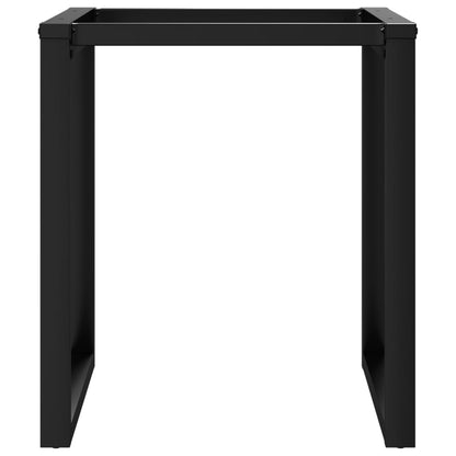 Telaio Gambe a O per Tavolo da Pranzo 60x60x73 cm in Acciaio