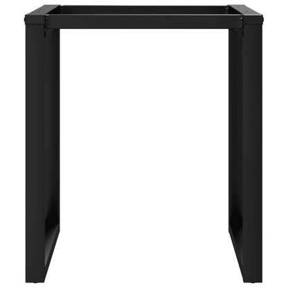 Telaio Gambe a O per Tavolo da Pranzo 70x70x73 cm in Acciaio