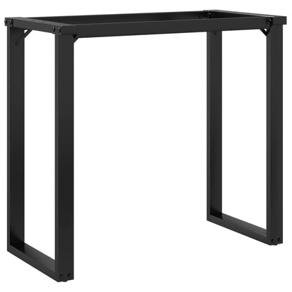 Telaio Gambe a O per Tavolo da Pranzo 80x40x73 cm in Acciaio