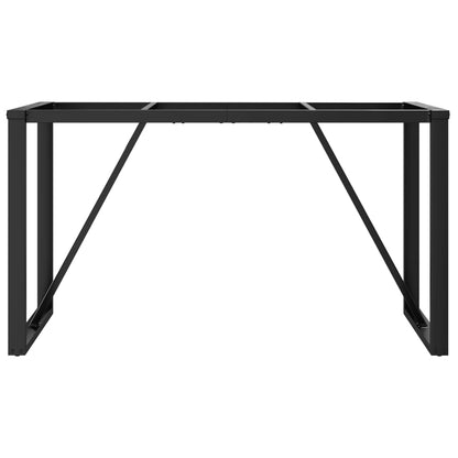Telaio Gambe a O per Tavolo da Pranzo 140x60x73 cm in Acciaio