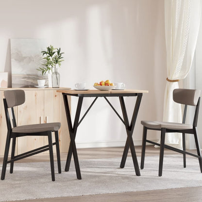 Telaio Gambe a X per Tavolo da Pranzo 40x40x73 cm in Acciaio
