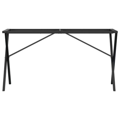 X-Bein-Gestell für Esstisch 120 x 60 x 73 cm aus Gusseisen