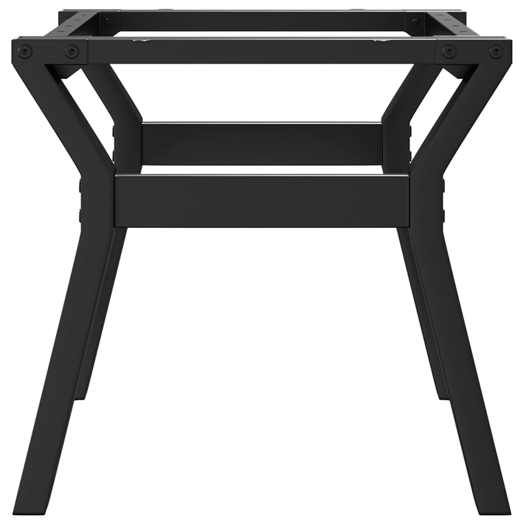 Telaio Gambe a Y per Tavolino da Salotto 60x40x38 cm in Acciaio